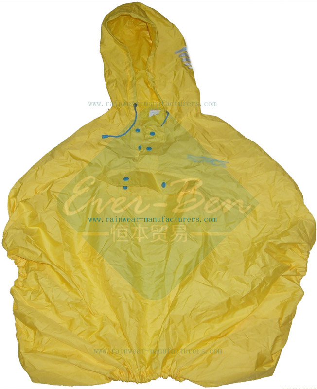 Nylon kids rain jacket-bicycle rain poncho for kids